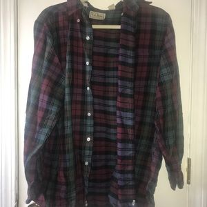 LL Bean flannel